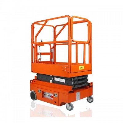 Agricultural greenhouse lift truck is used to pick up tomatoes green peppers and melons